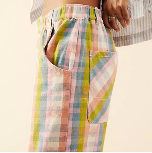 Free People Live Buzz straight leg pants lollipop combo Sz.XS - Picture 2 of 9